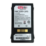 GTS HMC3200-LI(H) reservdel till handhållen, mobil dator Batteri