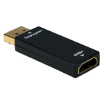 QVS DPHD-MF cable gender changer DisplayPort HDMI Black