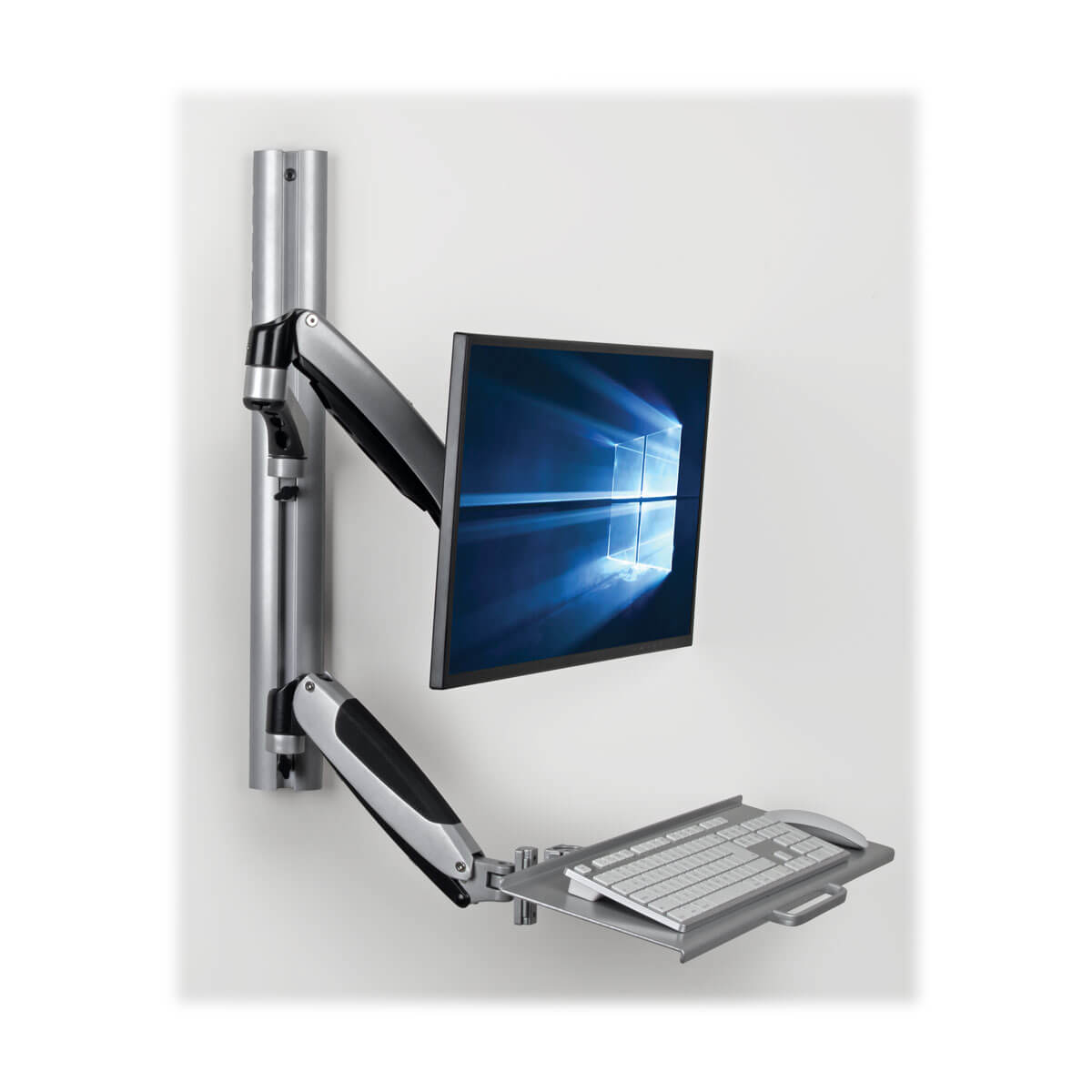 Tripp Lite SingleDisplay SitStand WallMount Workstation with Thin