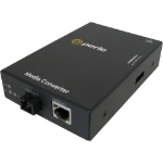 Perle S-110-S1SC20D-XT network media converter 100 Mbit/s Single-mode Grey
