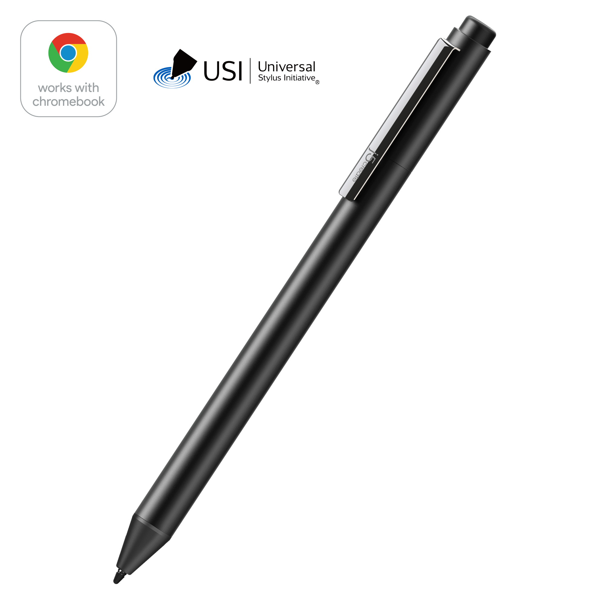 Image of j5create JITP100 USI Stylus Pen for Chromebook, Black