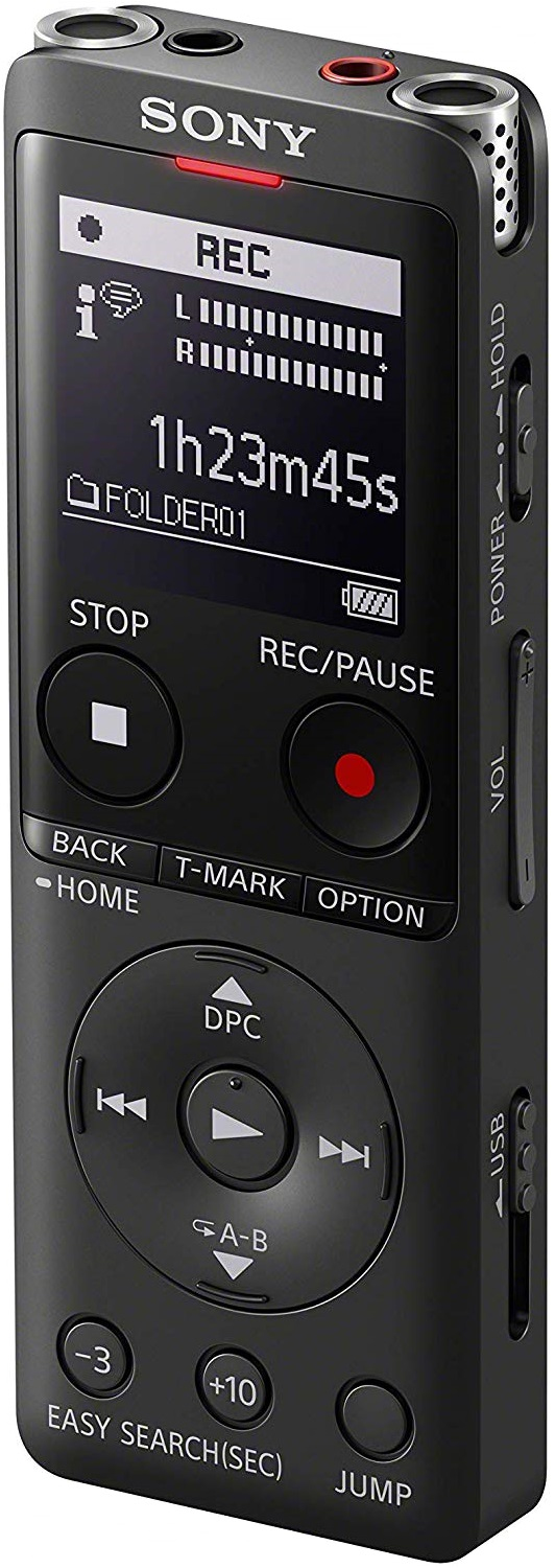 Sony ICD-UX570 Internal memory & flash card Black