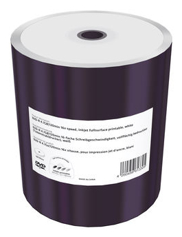 MR413-SHRINK MEDIARANGE DVD-R 4.7GB bedruckbar,100er Pack Folie (Shrink)
