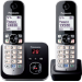 Panasonic KX-TG6822GB telefoner DECT-telefon Namn och uppringnings-ID Svart, Silver