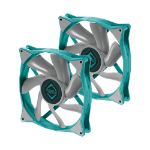 Iceberg Thermal IceGALE Computer case Fan 14 cm Teal 2 pc(s)