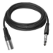 Vivolink PROAUDXLRJACKS2 audio cable 2 m XLR 6.35mm TRS Black