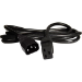 Cablenet 3m IEC C14 - IEC C19 Black PVC 1.5mm Power Leads