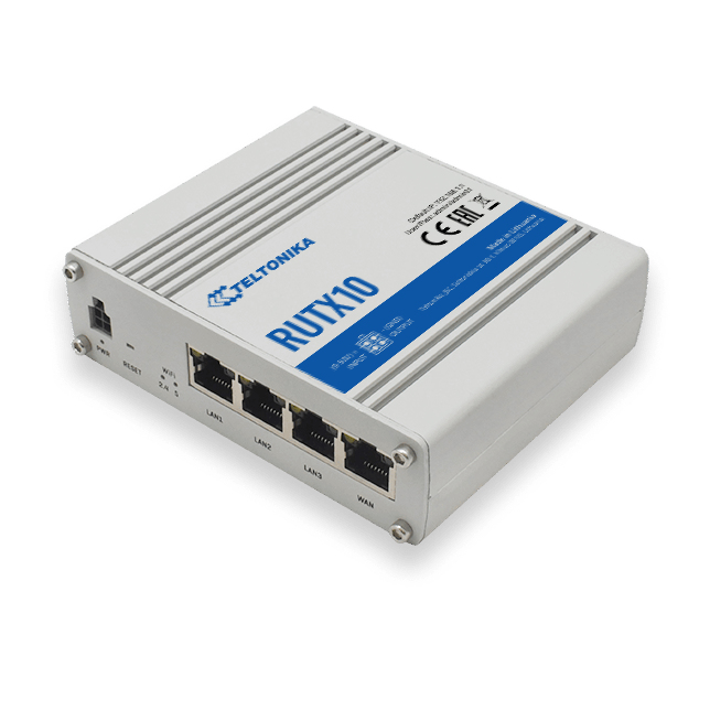 Image of Teltonika RUTX10 wireless router Gigabit Ethernet Dual-band (2.4...