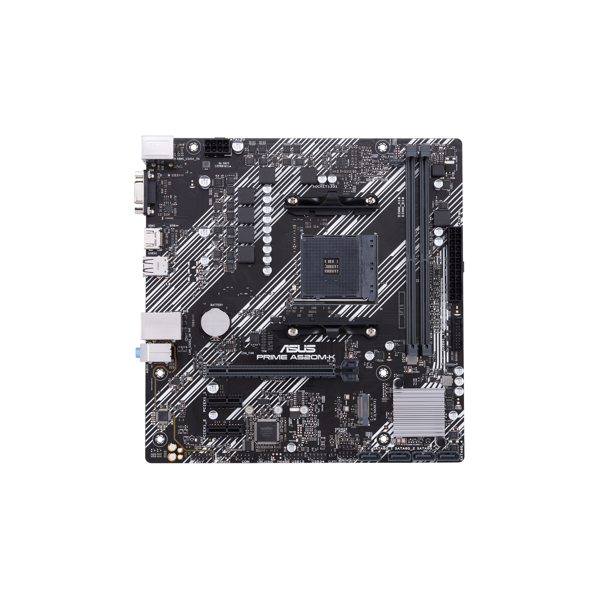 Image of ASUS PRIME A520M-K AMD A520 Socket AM4 micro ATX