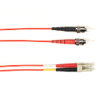 Black Box FOCMPM4-010M-STLC-RD InfiniBand/fibre optic cable 10 m 2x ST 2x LC OFNP Red