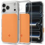 Spigen Ultra Hybrid T (MagFit) mobiele telefoon behuizingen 16 cm (6.3") Hoes Transparant, Oranje