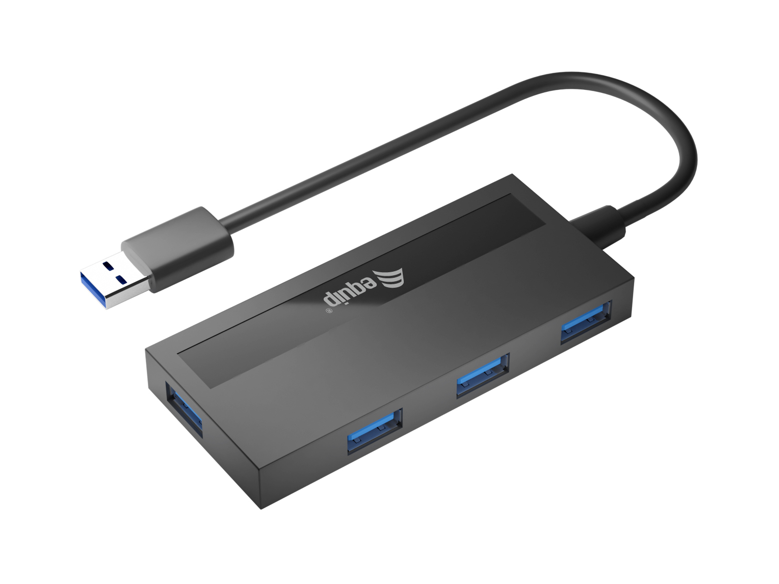 Image of Equip 4-Port USB 3.0 Hub with USB-C Adapter