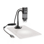 Plugable Technologies USB 2.0 Digital Microscope with Flexible Arm Observation Stand, 250x