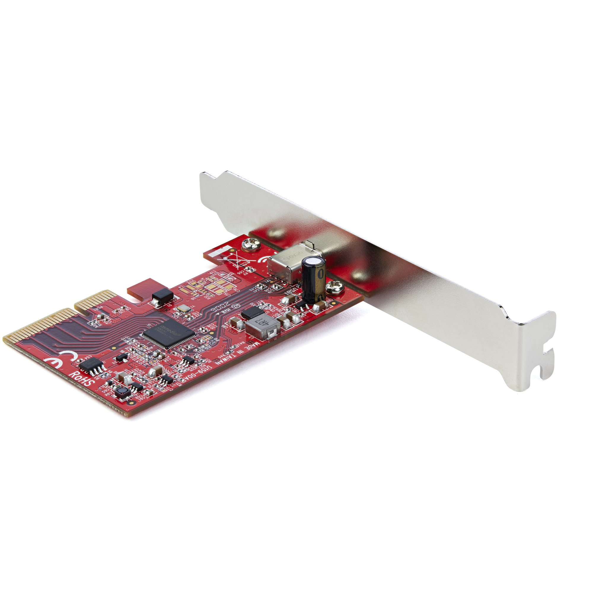 StarTech.com 1-Port USB 3.2 Gen 2x2 PCIe Card, USB-C 20Gbps SuperSpeed PCI Express 3.0 x4 Controller Card, USB Type-C Adapter Card, Data Only, Windows/macOS/Linux, TAA