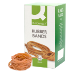 Q-CONNECT Rubber bands Natural – No. 36 (3.0x125mm) – Box 500g