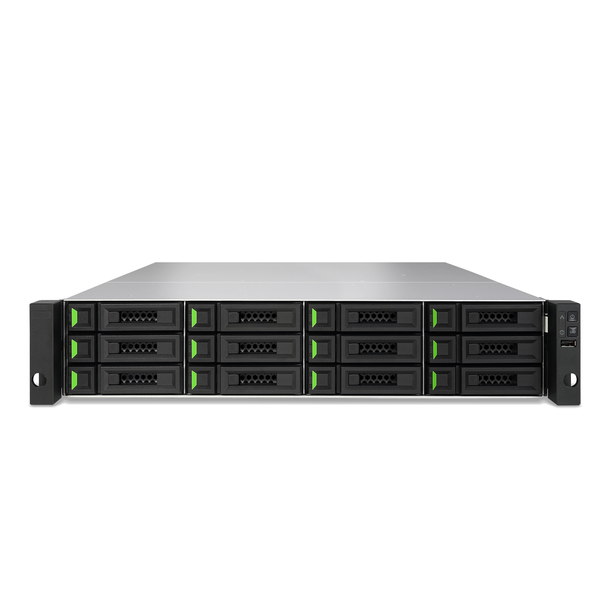 QSAN Xcube Rackmount 2U 12 + 6 Bay with Intel 2.9GHz Dual-Core Processor 8Gb DDR4 U-DIMM (Max 64GB) with 8 x Enterprise SATA 8TB (ex Rear Bays)