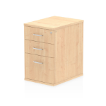 Dynamic I000249 office drawer unit Maple Melamine Faced Chipboard (MFC)