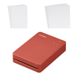 Canon SELPHY QX20 RD photo printer Dye-sublimation 287 x 287 DPI 2.8" x 3.3" (7.2x8.5cm) Wi-Fi
