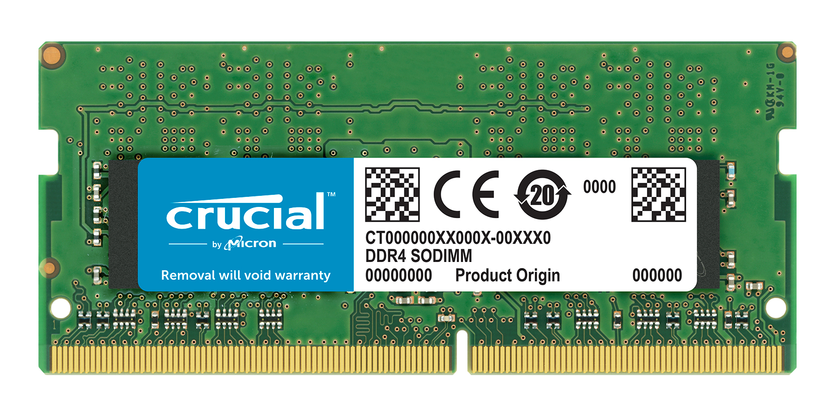 Image of Crucial 16GB DDR4 memory module 1 x 16 GB 2400 MHz