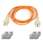 Belkin Multimode SC/SC Duplex Fiber Patch Cable 5m SCSI cable Orange 196.9" (5 m)