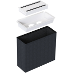Kondator 935-K200W outlet box accessory Black, White 1 pc(s)