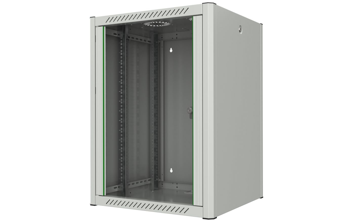 Lanview White Rwp16u56wh Rack Cabinet 16U Wall Mounted Rack