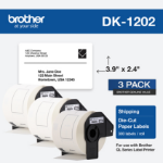 Brother DK-12023PK printer label White Self-adhesive printer label