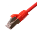 Cablenet 0.25m Cat6a RJ45 Red U/FTP LSOH 30AWG Slim Snagless Booted Patch Lead