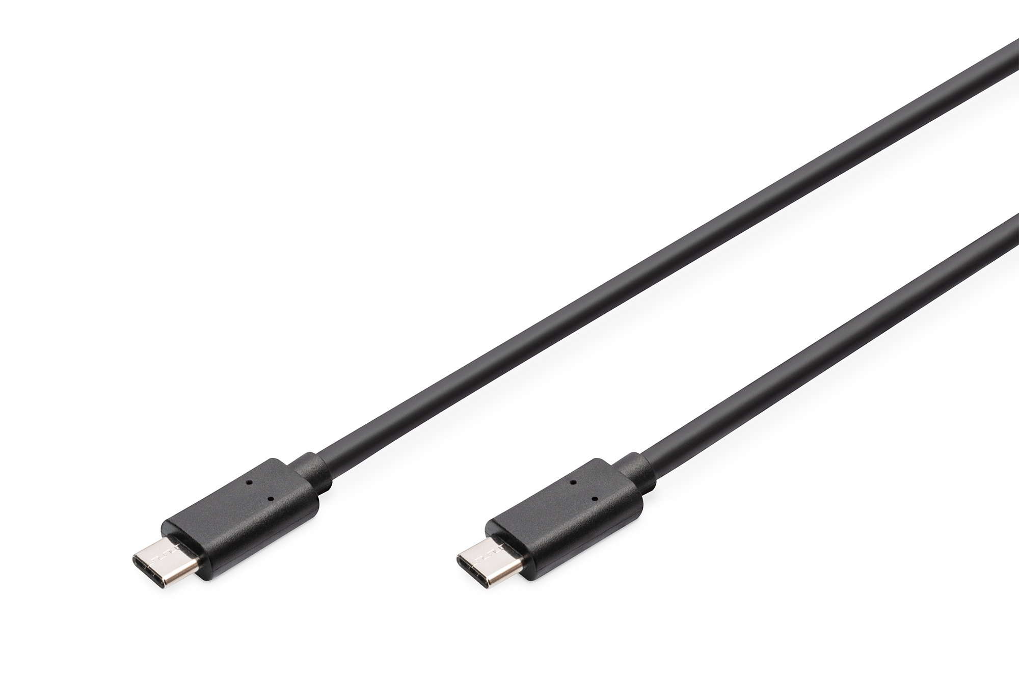 Photos - Cable (video, audio, USB) Digitus USB Type-C connection cable, Type-C to C AK-300138-018-S 