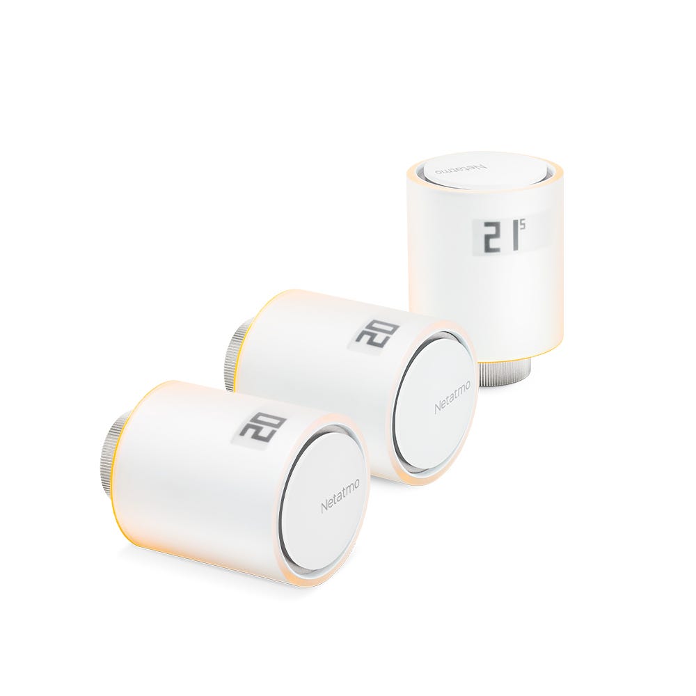 Image of Netatmo Smart Add Rad Valve Triple Pk