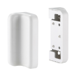 InLine Slatwall mounting bracket for wall bracket Panel, white, 2pcs. pair