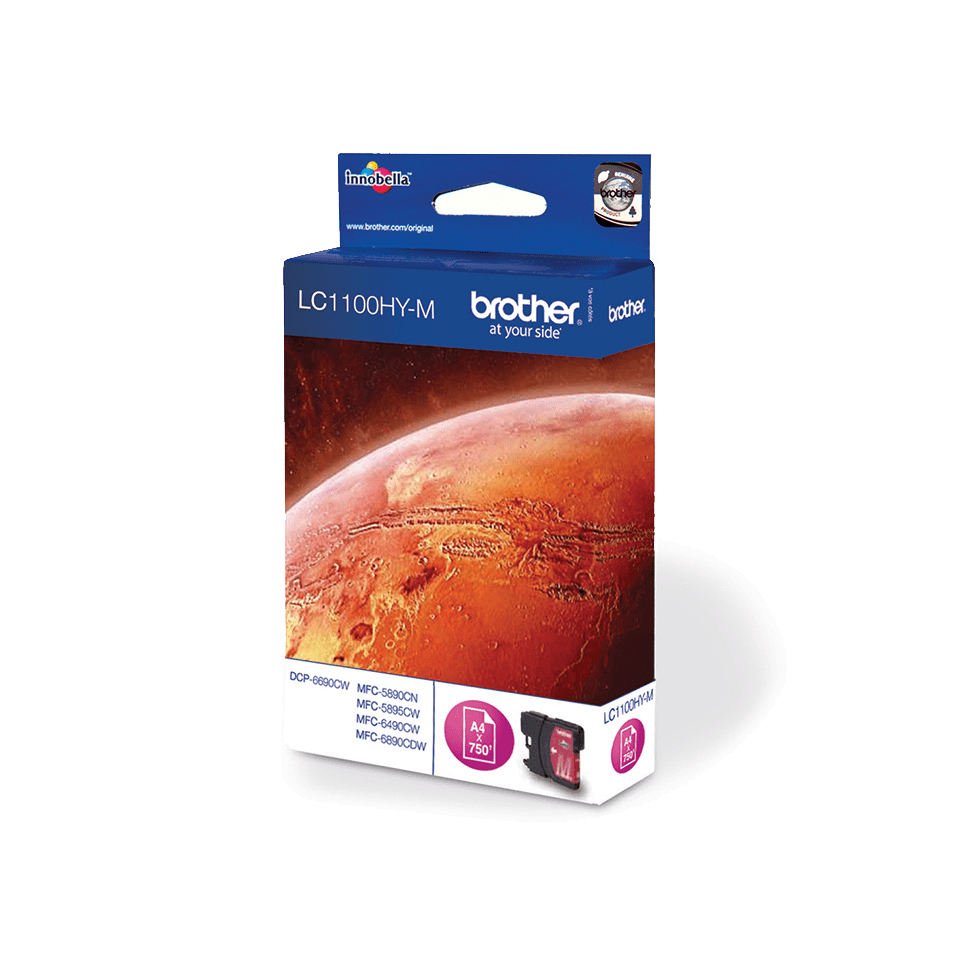 Brother LC1100HYM Inkjet Cartridge High Yield Magenta LC1100HYM