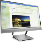 HP EliteDisplay S240uj computer monitor 60.5 cm (23.8") 2560 x 1440 pixels Quad HD LED Black, Silver