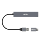 Origin Storage Origin 4 Ports - 4 USB3.2 Gen 1 Hub with dual connector Wired USB 3.2 Gen 1 (3.1 Gen 1) Type-A + Type-C Grey