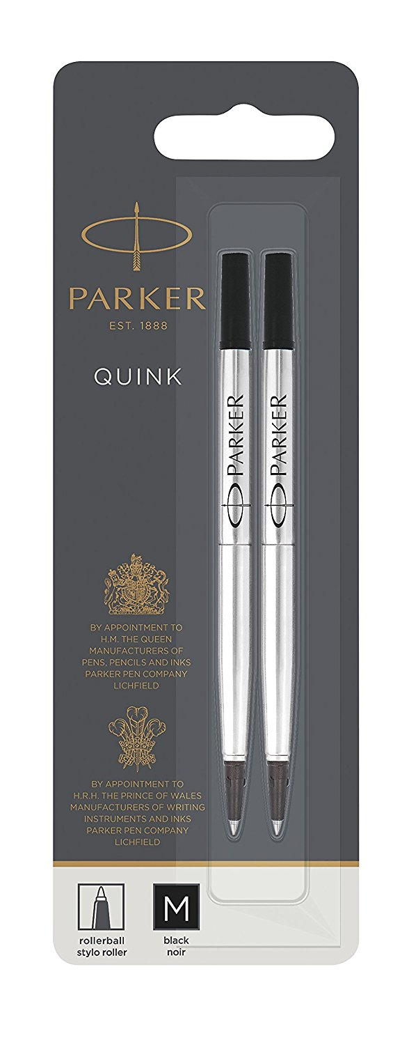 Image of Parker 1950325 pen refill Black Medium 2 pc(s)