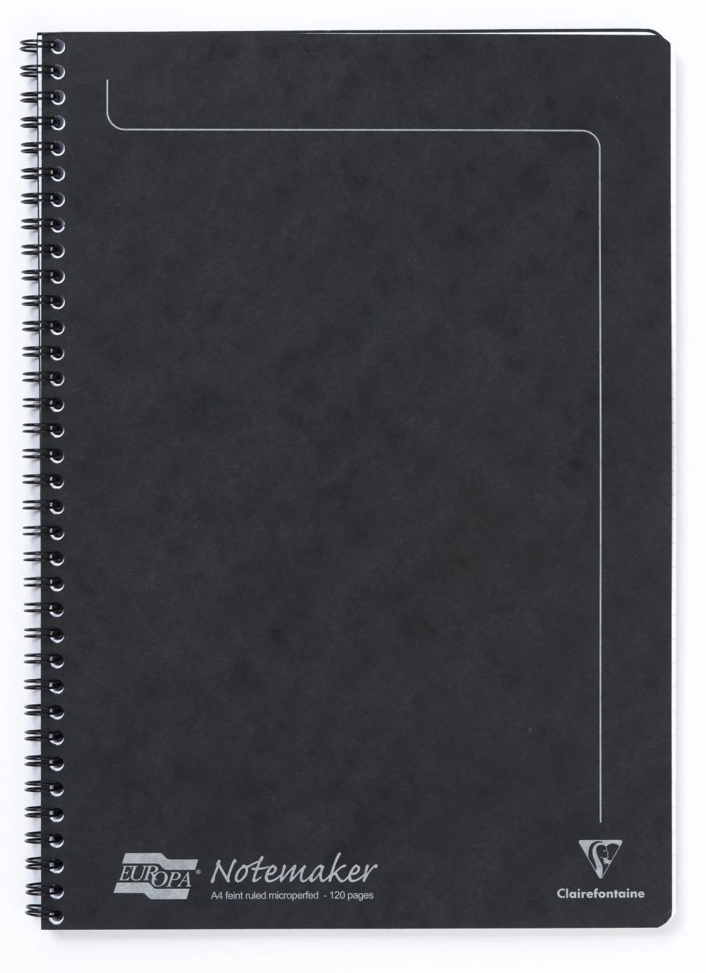 Clairefontaine Black Europa 10Pk Notemaker A4 120 Pages 90G Paper