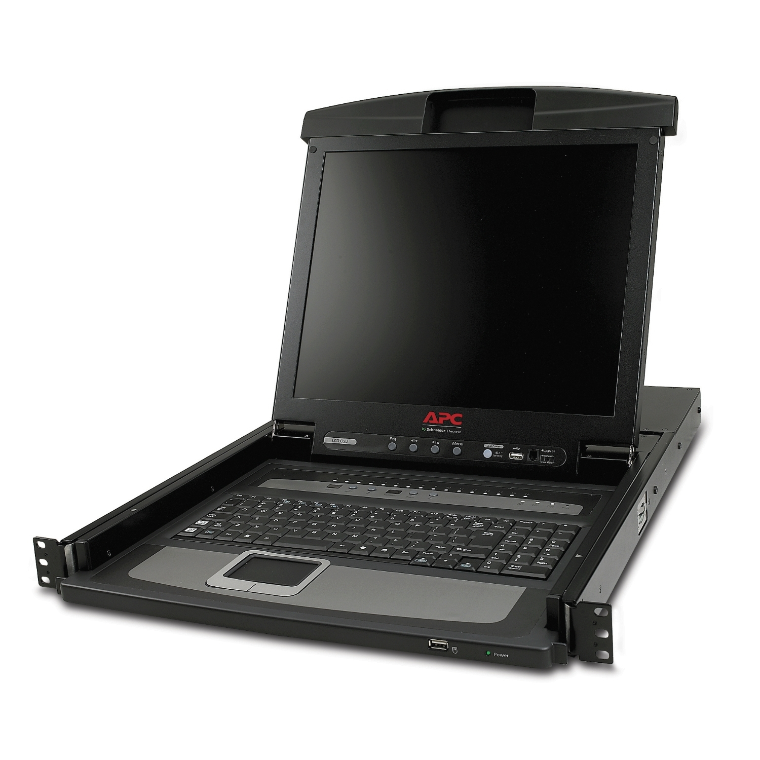 APC 17" Rack LCD Console with Integrated 16 Port Analog KVM Switc