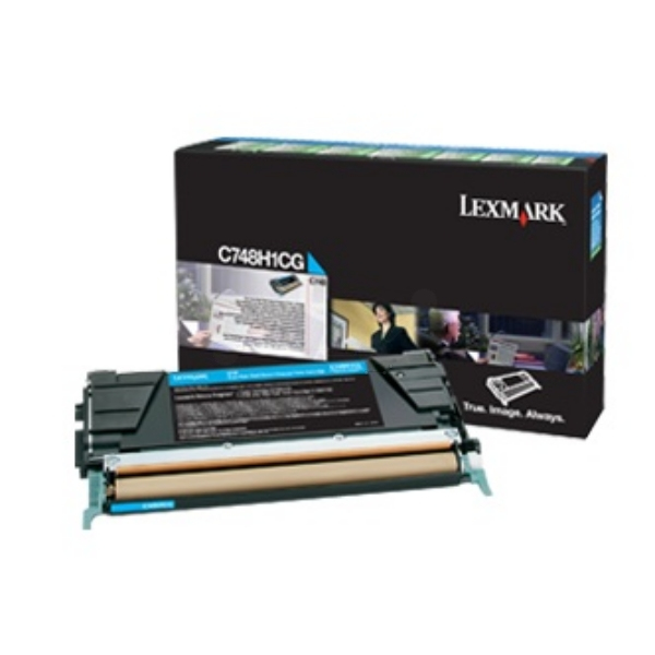 Image of Lexmark C748H3CG Toner cartridge cyan Project, 10K pages ISO/IEC...