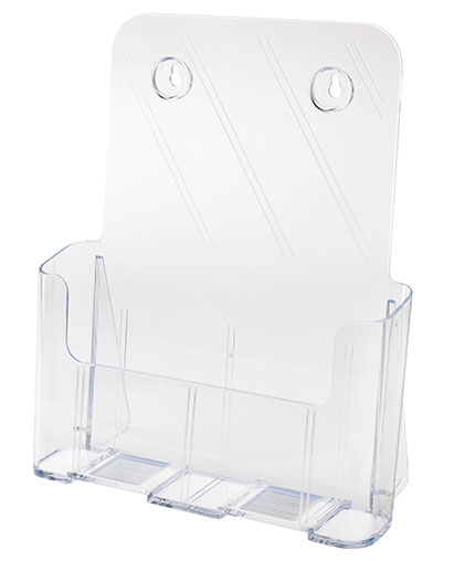 Deflecto 77001 literature rack 1 shelves Transparent, 1307 in ...