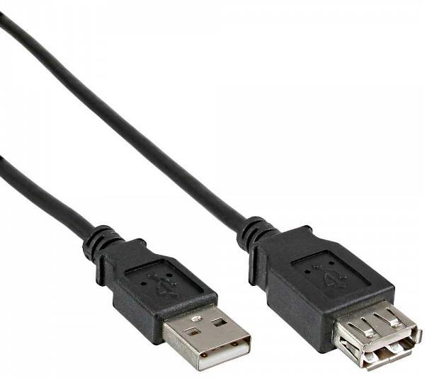 DeLOCK 83401 USB cable 0.5 m USB 2.0 USB A Black
