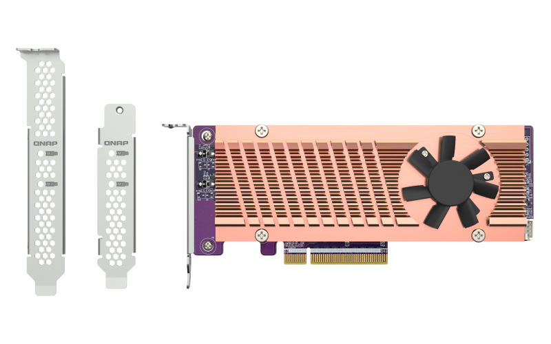 Image of QNAP QM2-2P-384A interface cards/adapter Internal M.2