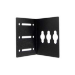 Vertiv TSMX2 mounting kit Black Steel