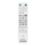 Sony RM-PJ19 afstandsbediening IR Draadloos Projector Drukknopen