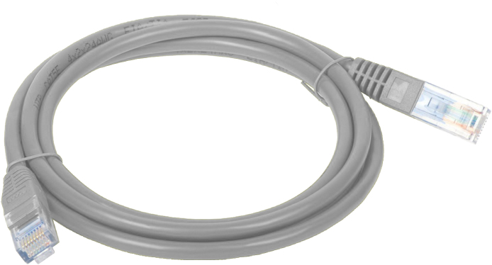 Alantec KKU5SZA1 networking cable Grey 1 m Cat5e U/UTP (UTP)