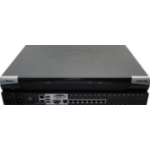 Raritan 8-port KVM-over-IP switch, 1 remote user, 1 local user, virtual media, dual power (Includes 8 D2CIM-VUSB virtual media USB CIMs)
