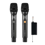 SONICGEAR Microphone Wireless 2xHandsets WM 3000UL DUAL Obsidian