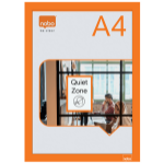 Nobo Self-adhesive Magnetic Poster Frame A4, Orange