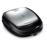 Tefal SW341D12 sandwich maker 700 W Black, Stainless steel