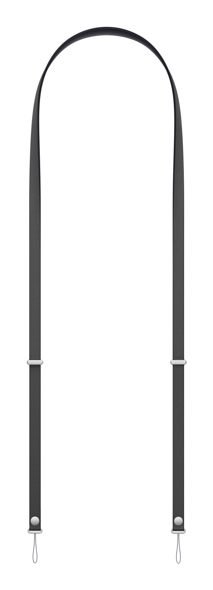 Apple Crossbody Strap - Black