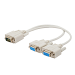 Savio CL-66 VGA cable VGA (D-Sub) 2 x VGA (D-Sub) White